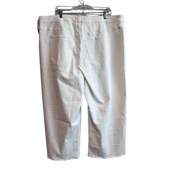 Madewell The Plus Perfect Vintage Wide-Leg Crop Jean 20W Tile White - Picture 8 of 11